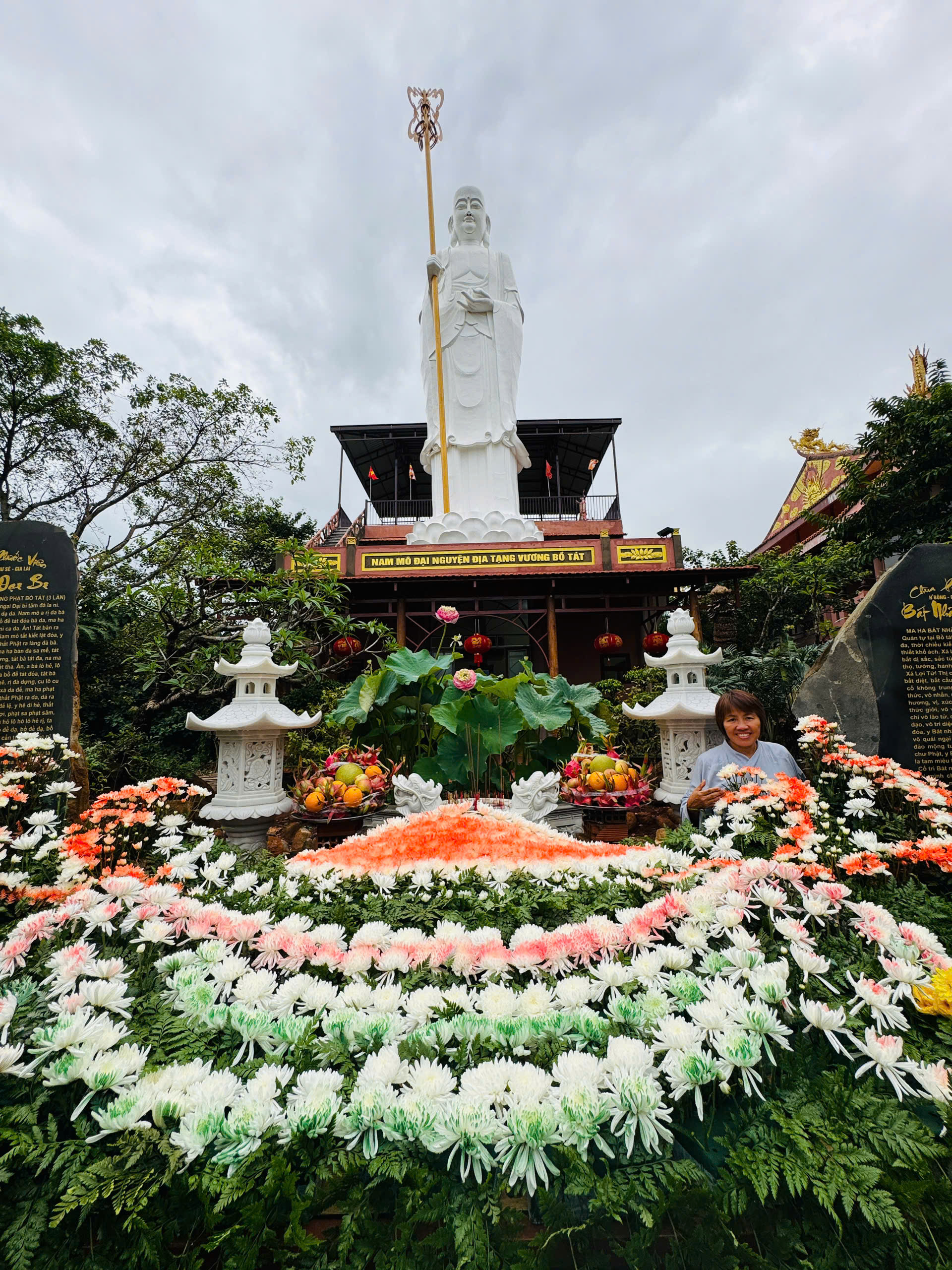 Iahrú: Chùa Phước Viên trang nghiêm tổ chức lễ Khánh thành tượng đài Địa Tạng Vương Bồ tát